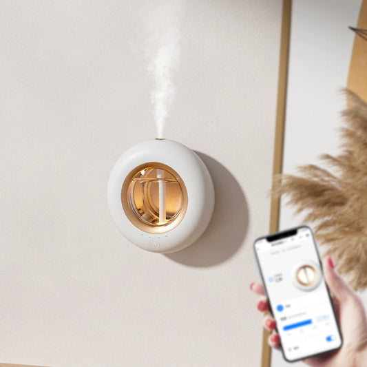 NEWIND Top Sale Luxury LED Light Ultrasonic Aroma Humidifier Electric Room Aroma Cool Mist Air Humidifier Diffuser for Bedroom