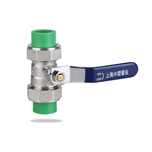 PPR plastic ball valve pn16 for plumbing hot and cold water pipes