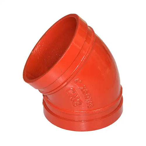 FM UL Approved 90 degree elbow grooved pipe fitting for fire fighting system