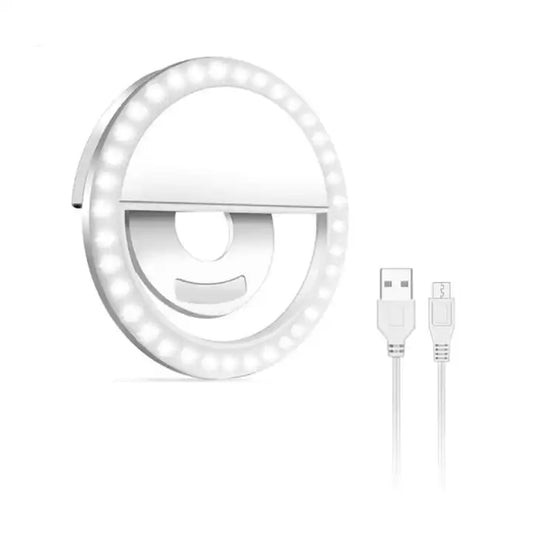 Led Ring Mini Fill Light Lens Selfie Flash Ring Light For Smart Phone