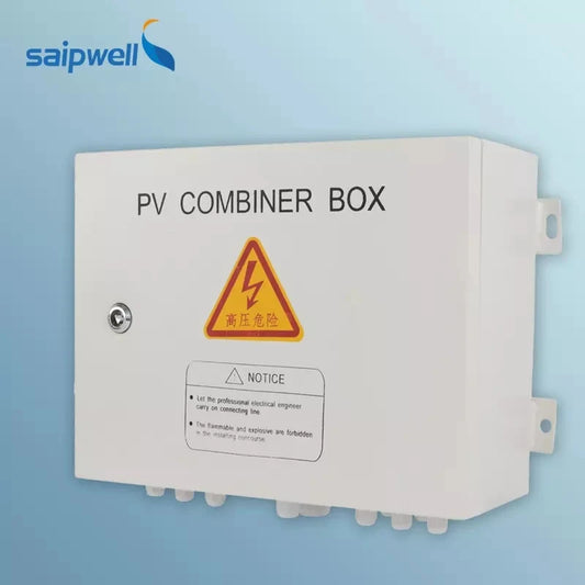 Saipwell IP67 1000V DC/AC Solar Array Combiner Box | 2 4 5 6 8 16 String | 8 in 1 Out PV Combiner Box