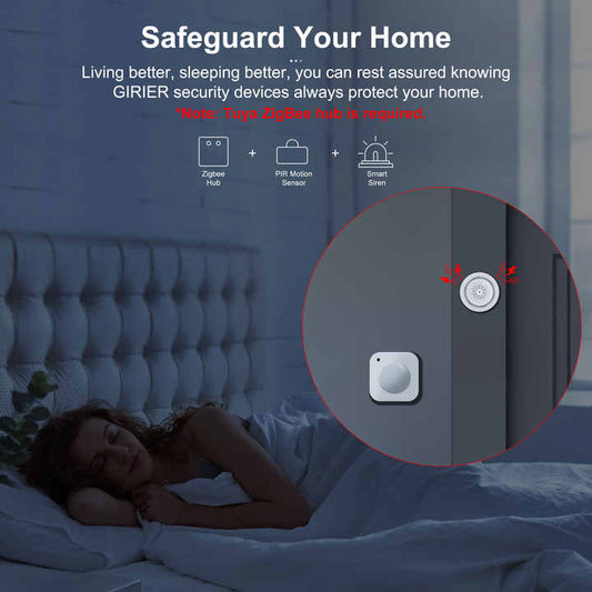 GIRIER Tuya ZigBee PIR Motion Sensor