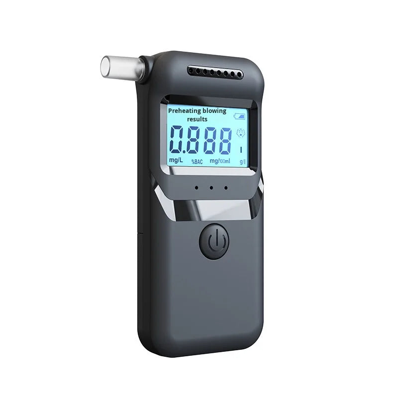 Portable High-Precision Blow-Type Alcohol Testing Instrument Home/Personal Use Car Detector for Traffic Control Drunk Driving