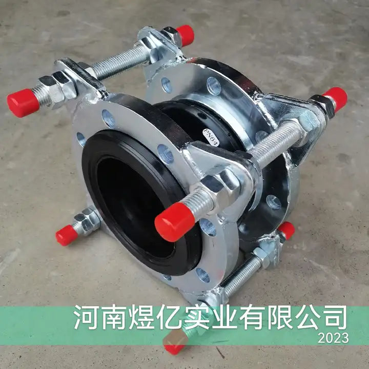 High temperature flange type bellows epdm plumbing material flexible limit tie rod rubber expansion joint