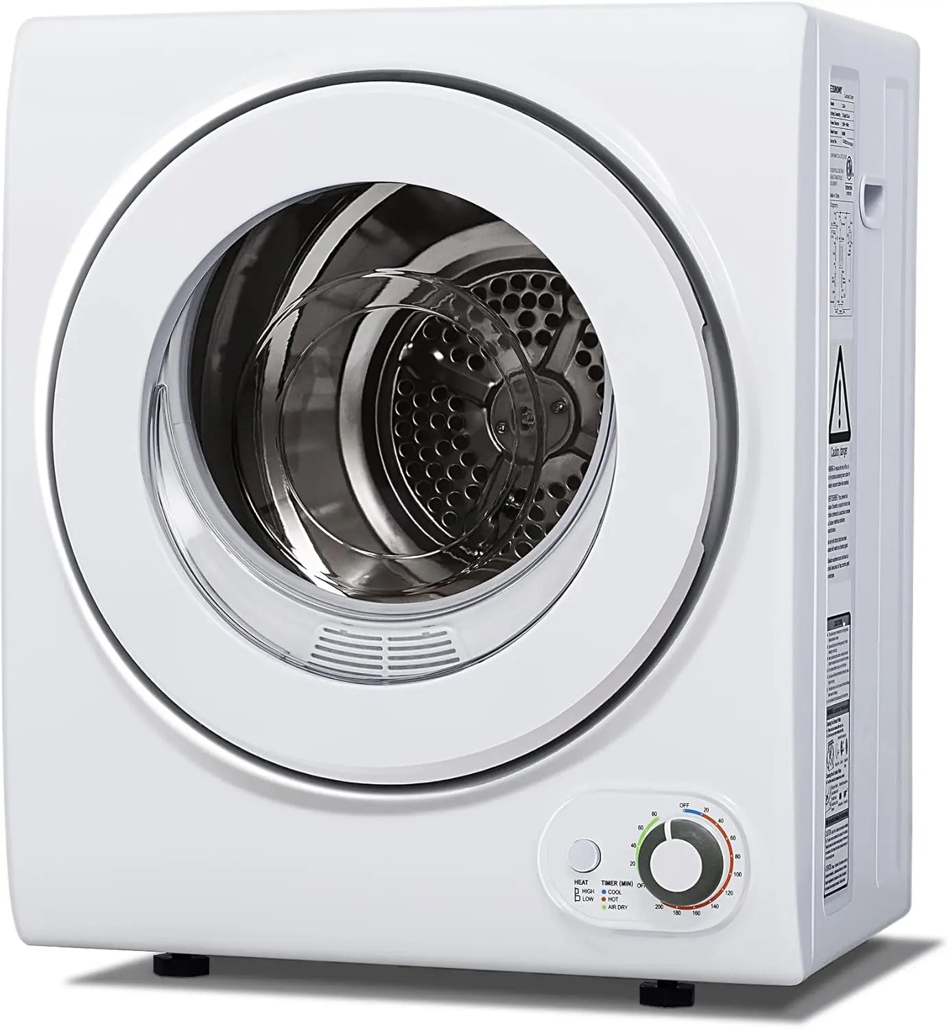 Euhomy 110V Portable Clothes Dryer 850W Compact Laundry Dryers Electric Dryers Machine with Stainless Steel Tub for Apartment,RV