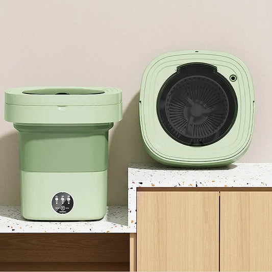 Mini Portable Washing Machine for Travelling, Pure Clean Lightweight Collapsible Bucket Baby Clothes
