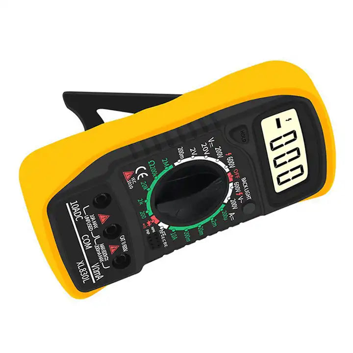 XL830L Handheld Multimeter Digital LCD Backlight Portable AC/DC Ammeter