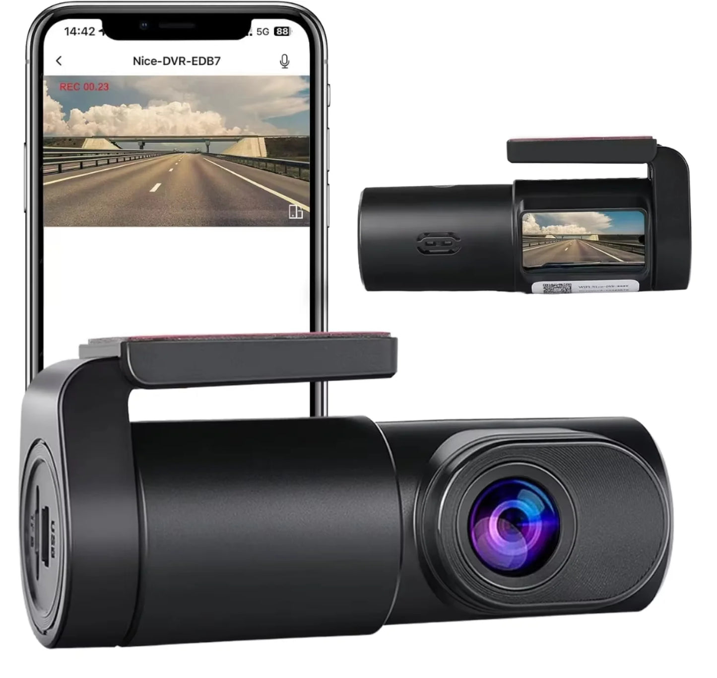 HD Cross-Border Lipstick Car Recorder AR30 Dash Cam IPS Wireless WiFi USB Interconnection WDR High-G Video Black Box Mobile