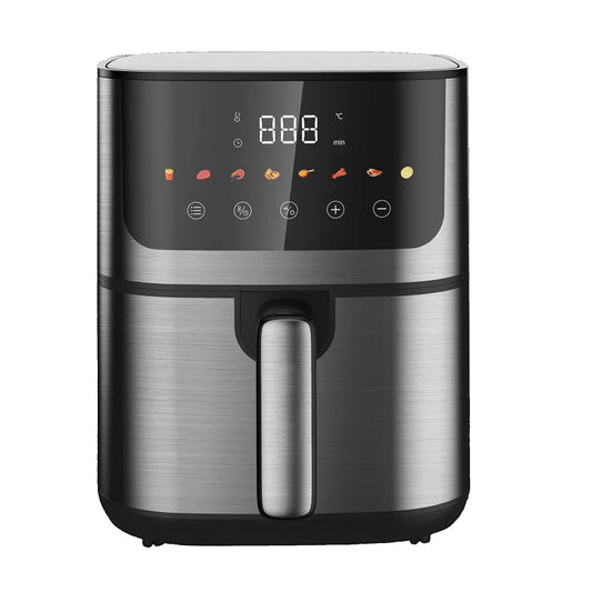 Stainless Steel 1400W 4.7L Electric Kitchen Oil-free Energy-saving Digital Air Fryers