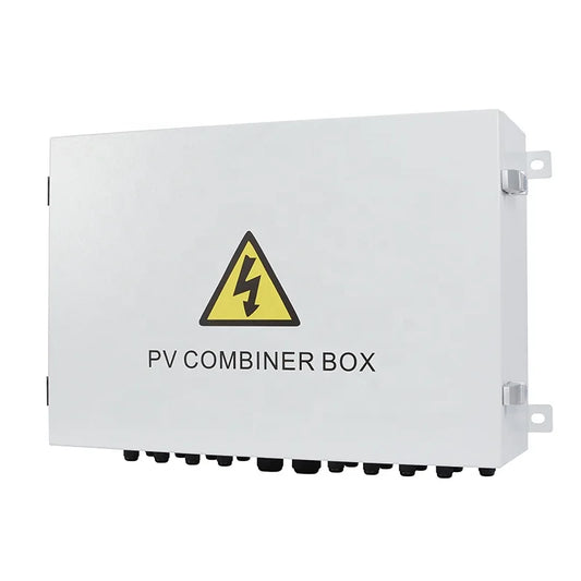 Professional Customized DCDB Solar PV Combiner Box RAL7035 Steel Wall Mounted Box Waterproof Control Enclosure