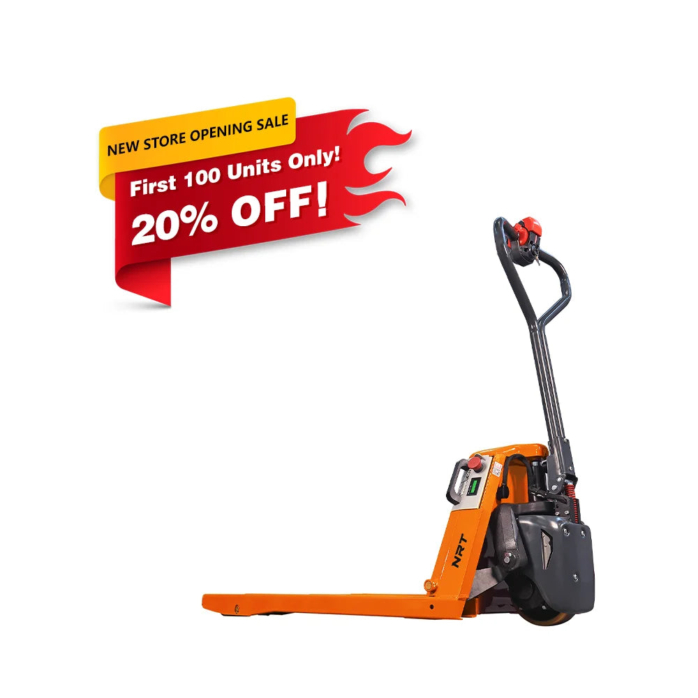 Top Rank Suppliers Fully Electric Walking Jack Forklift Electric Automatic 1.5Ton 2Ton Battery Power Pallet Truck