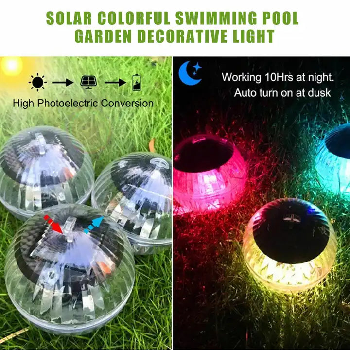 Multi Color Changing Garden Decoration Light Outdoor Magic Ball