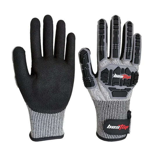 Seeway Impact Resistant TPR Gloves Industrial Work Protection Safety Work Gloves