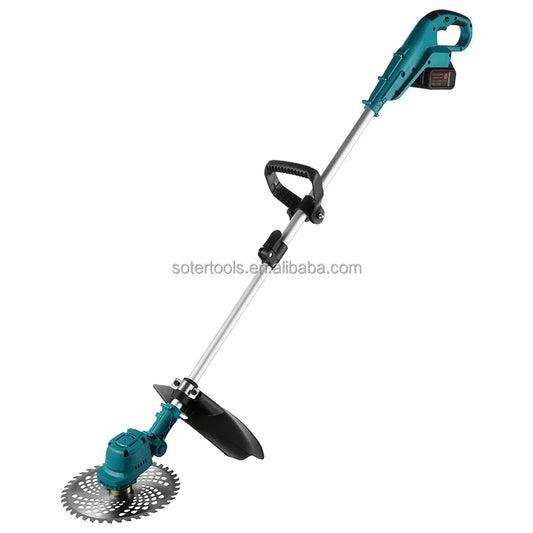 Portable High-Power Cordless Electric Grass Trimmer Multifunctional Industrial Grade Home Use Garden Lawn Mower Cutter