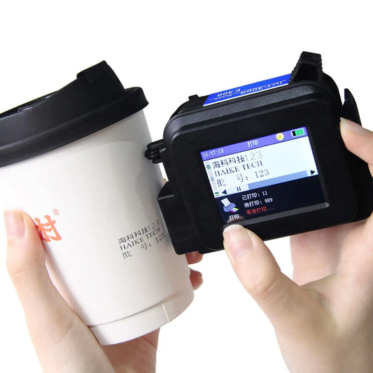 Mini Handheld Printer Portable Inkjet Printer Color Logo Expiry Date Code Print Machine With Fast Dry Ink