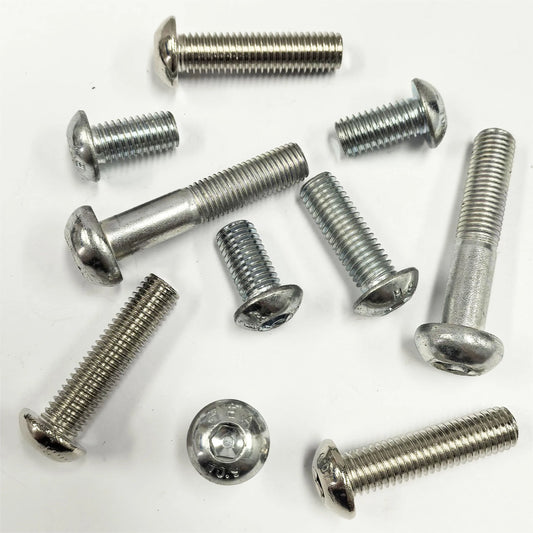 High Quality Carbon Steel Hex Socket Button Head ISO 7380/GB70 Standard in Plain/Zinc/Black Finishes-Manufacturer/Wholesaler