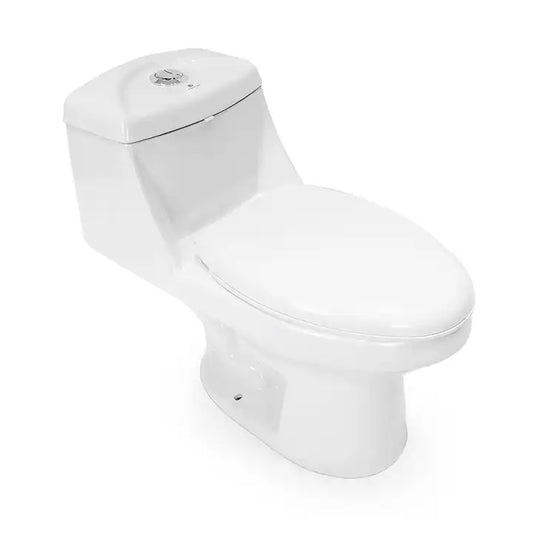 Sanitary Ware WC Siphonic One Piece S-Trap 300mm Ceramic Floor Mounted Toilet