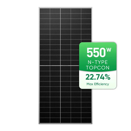 Sunpal Topcon Solar Panels Solar De 500 Watts 500W 550W 600W 575W 580W N Type Monocrystalline Bifacial Solar Panels