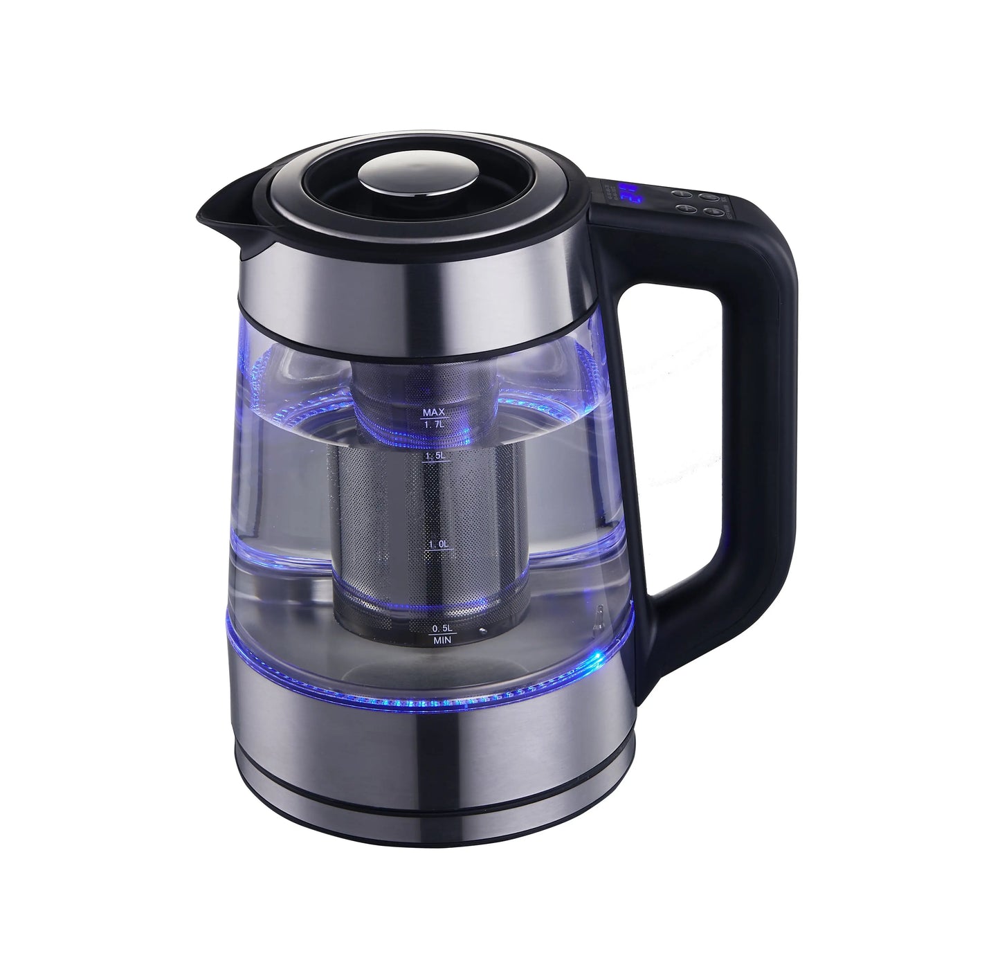 Made China Superior Quality Desktop Timemore Colorful Led Lights Electric Kettle Hotsy