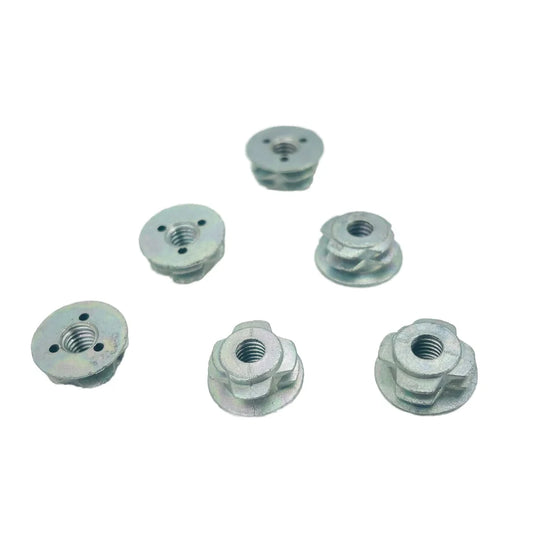M5 & M6 Zinc Alloy Low Profile Inserts Fasteners for Secure Fastening