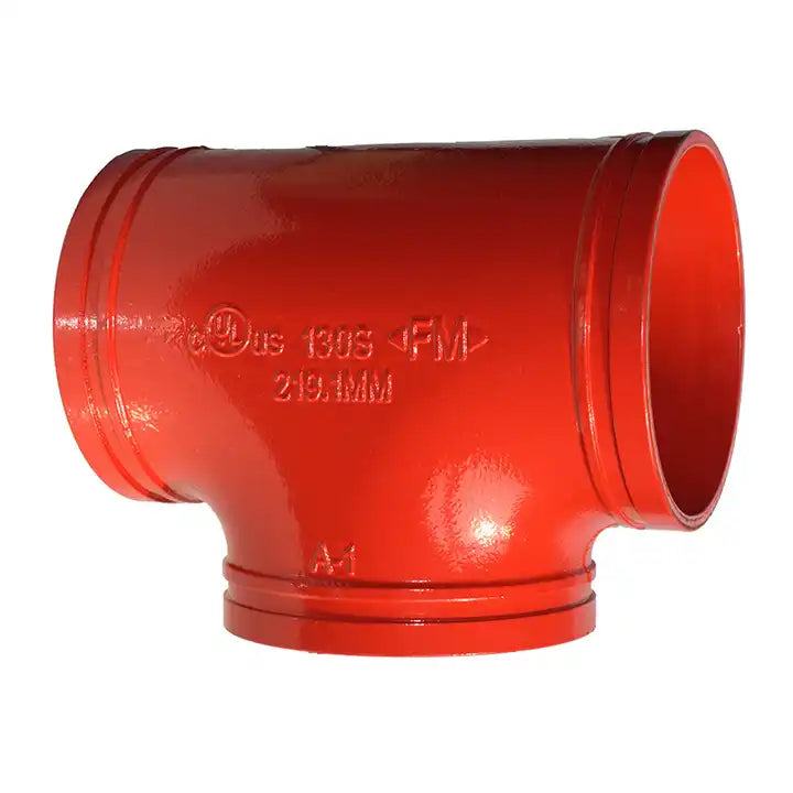 FM UL Approved 90 degree elbow grooved pipe fitting for fire fighting system