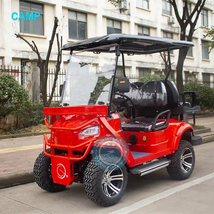 Mini 4 Seater Golf Club Cart Max 100KM Lithium Hi Fi Speaker