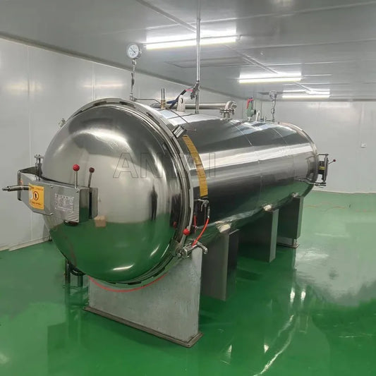 Canned Luncheon Meat Production Line Food Sterilizer Autoclave Canned Food