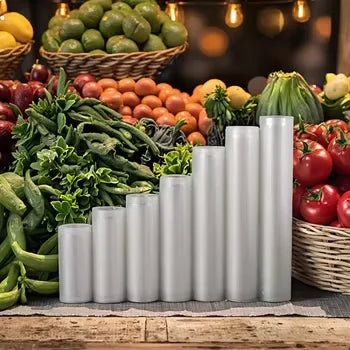 Wholesale Seven Layers Co-extrusion Dots Embossed Vacuum Sealer Roll Food Storage PA PE Bag