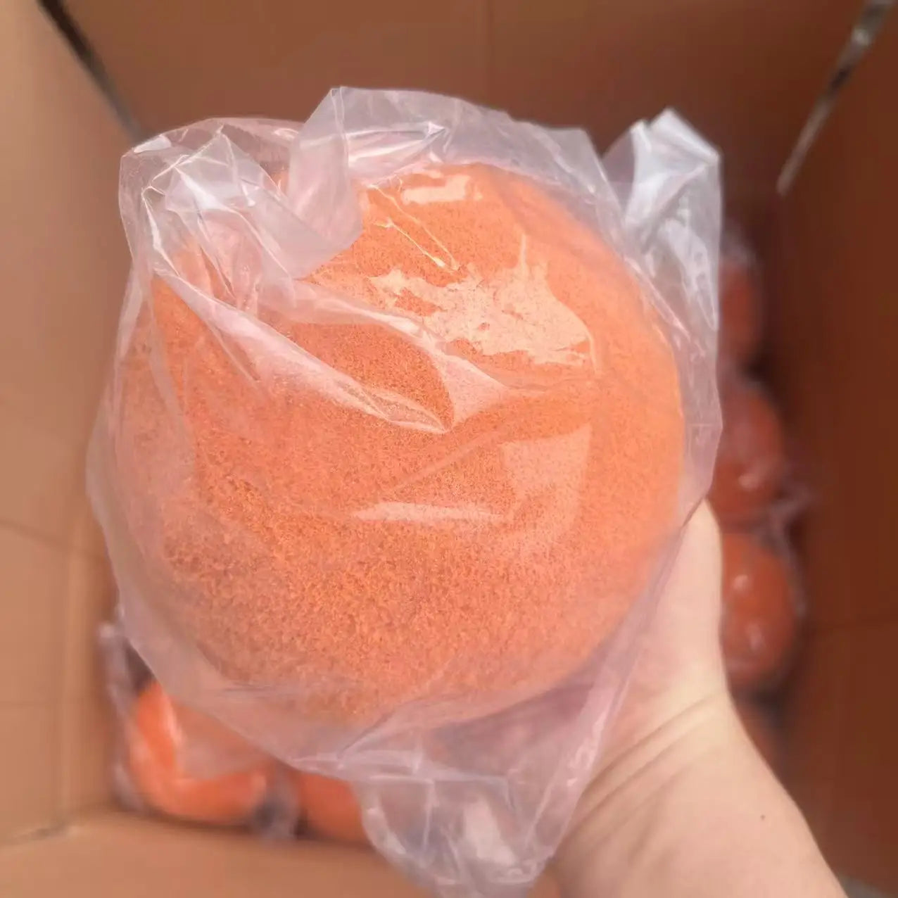51mm Super Hard Carborundum-Coated Sponge Rubber Cleaning Ball for Condenser Tube in Construction Machinery Parts