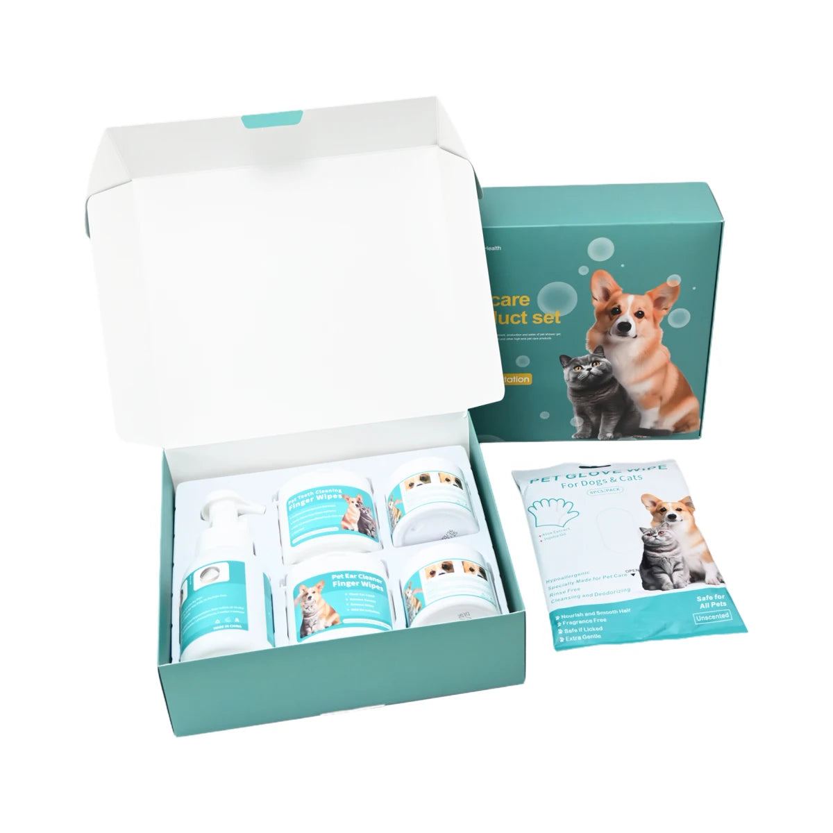 Factory Cleansing Kit Pet Friendly Waterless No Rinse Shampoo Pet Wash Free Foam For Cleaning Conditioning Dogs Cats