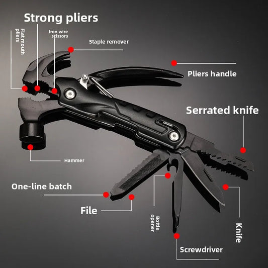 Hot Selling Men's Gift Hammer Multi Tool Mini Universal Multitool Hammer