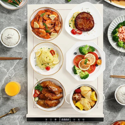 110/220V Voltage Extra Large Foldable Silicone Food Electric Warmer Warming Tray Adjustable Temperature Dish Warming Plate