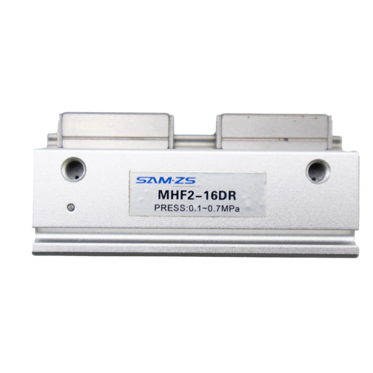 SMC Industrial Pneumatic Sliding Finger Cylinder Thin Air Claw MHF2 Fittings Construction Machinery Pipe Lubricator Type