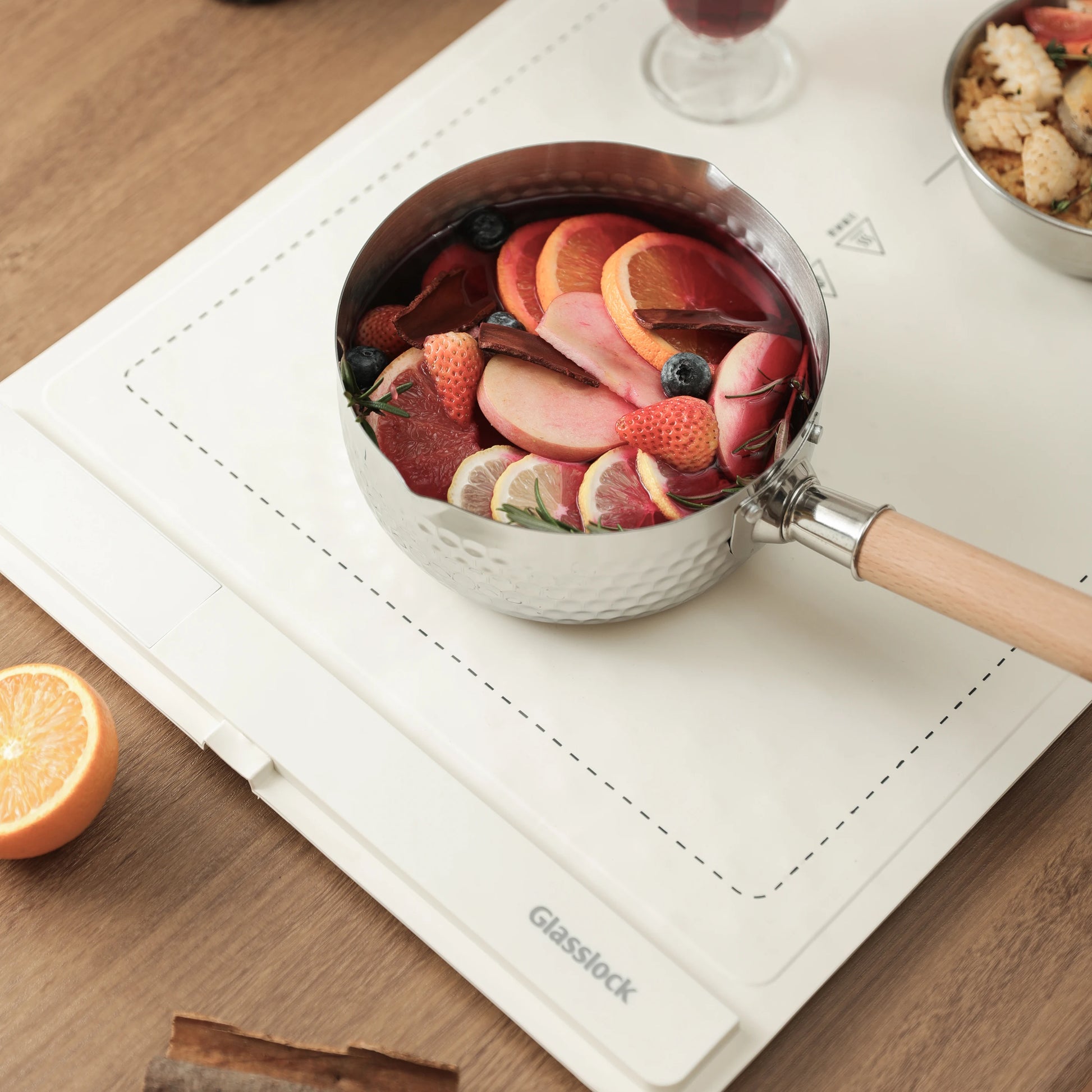 Portable Silicone Food Warming Plate Household Kitchen Warming Tray Heating Food Mat