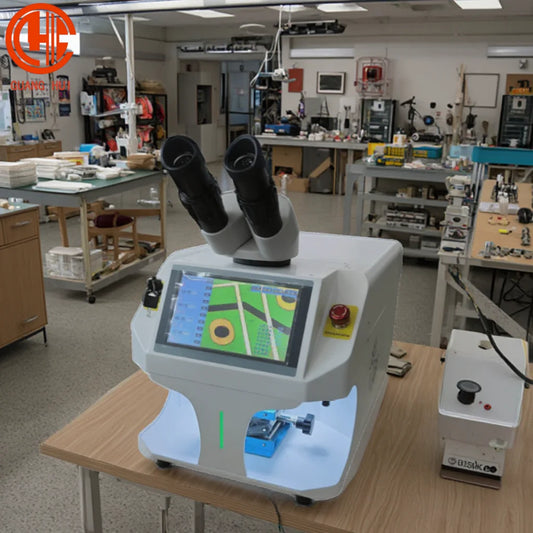 All-In-One 220V 120 White Laser Soldering & Welding Machine Gold Jewelry Repair with Core Laser Source New Condition