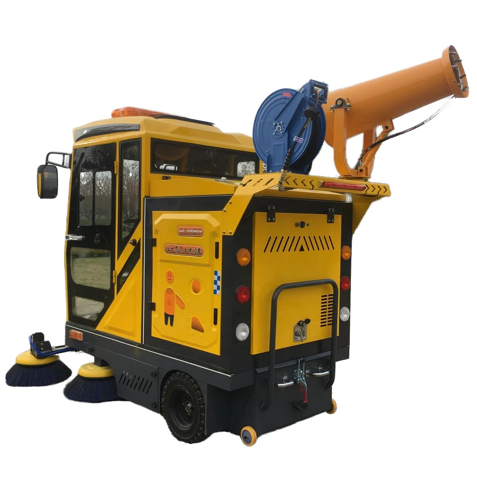 Three-Wheel Electric Ride-On Industrial Robot Vacuum Cleaner New Condition Outdoor Sweeper for Home Printing Energy Vehicle