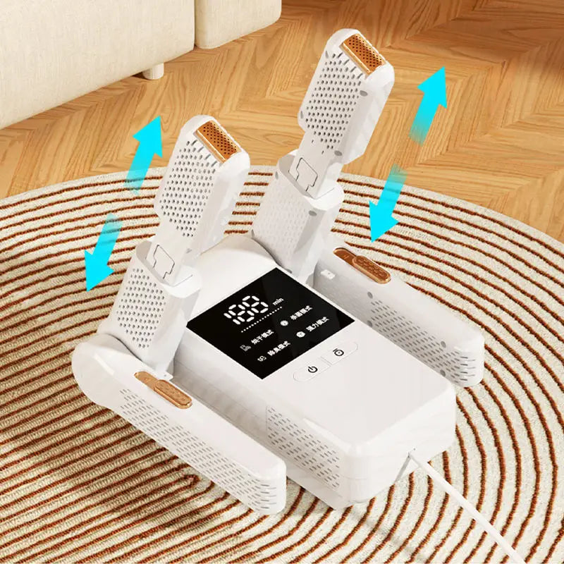 Household Intelligent Shoe Dryer Portable Electric Foldable Drying Shoes Smart Plastic Household Appliance for House Use