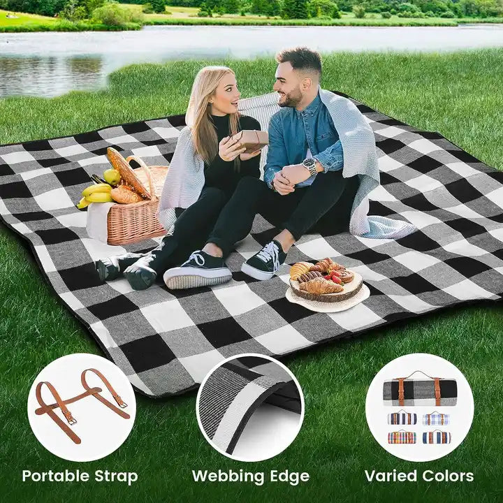 Outdoor Beach Mats Foldable Sand Free Waterproof Picnic Blanket