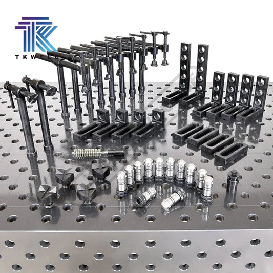 TKweld Factory Automatic D28 D16 Nitrided Steel Accessories 3D/2D Welding Table Tools Soldering Station Used PLC Core Components