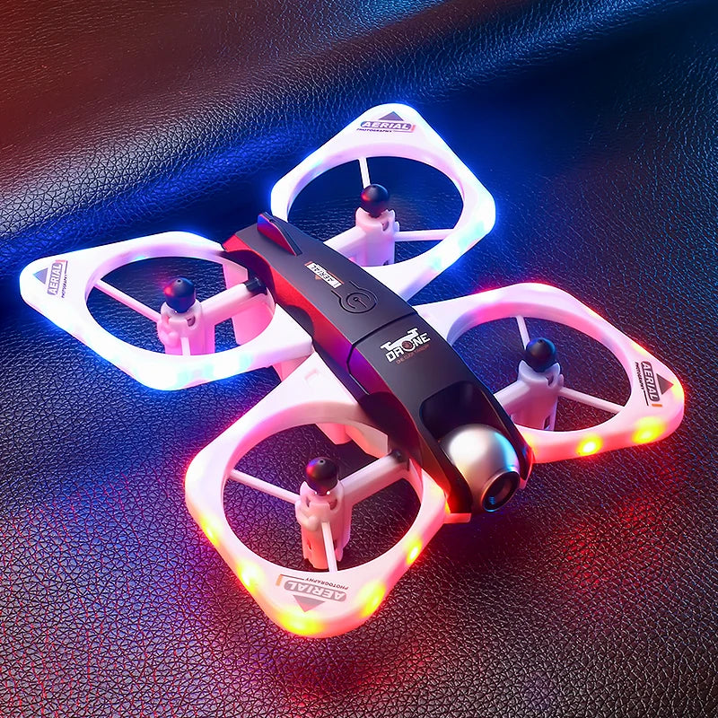 S38K Advanced Mini UAV High-Definition Video Aerial Drone Rainbow Lights Display Mobile Phone Remote Control Aircraft Beginners