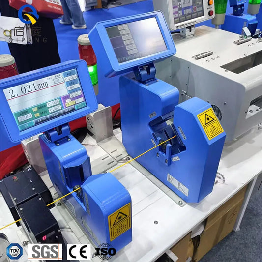 LDPE Cable Laser Diameter Gauge Single Phase 0.1-25mm Touch Screen Non-contact Large Display Digital Measuring Laser Micrometer