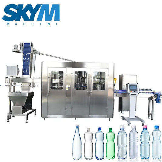 China Automatic Small Business Pet Bottle Pure Mineral Table Water Making Filling and Sealing Machine