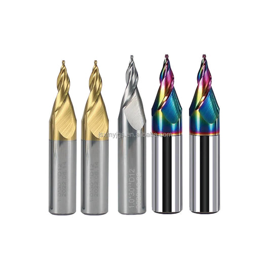 Mini Letter Carving Cutter Coated Tungsten Steel Milling Cutter for Processing Acrylic Advertising Custom ODM & OEM Support