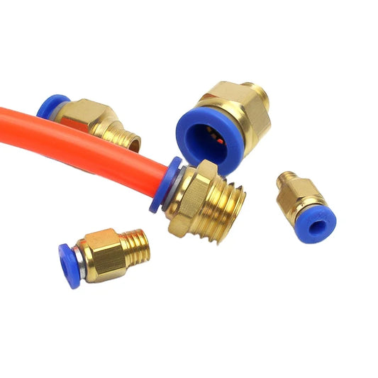 Pc Series Metric Various Types Straight Pneumatic Push Quick Connect Tube Fitting Connectors