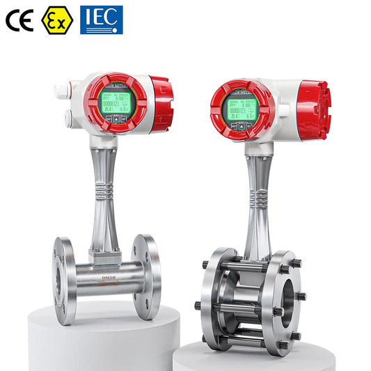 ±1% Oxygen Nitrogen Methane Air Measurement Flow Meter Natural Gas Vortex Flow Meter