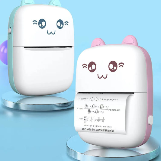 Mini Pocket Wireless Smart Handheld Card Sticker Mobile Phone BT Inkless Printing Label Blue Tooth Portable Thermal Printer