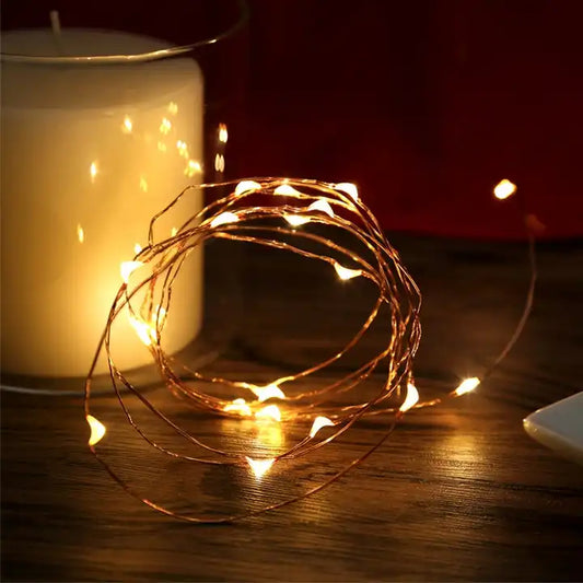 Led String Fairy Light 2M Garland On Battery Powered Copper Wire