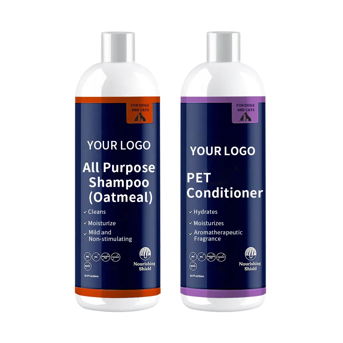 Factory Professional OEM ODM All Purpose Shampoo (Oatmeal) Luxury Pet Shampoo Dog Private Label Organic Shampoo for Pets