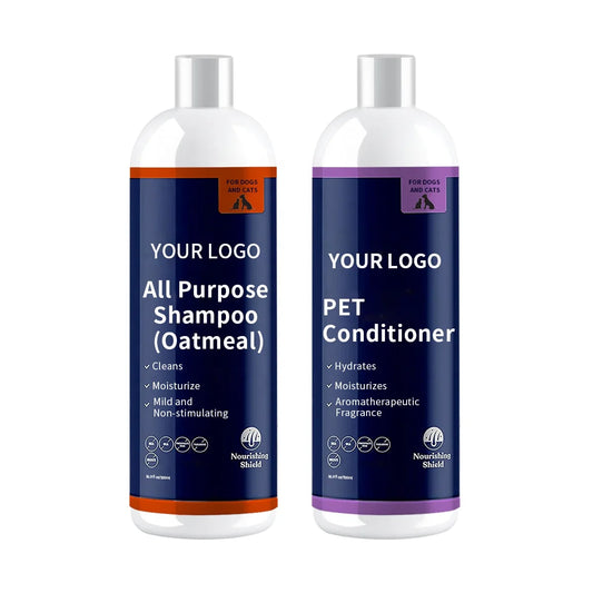 Factory Professional OEM ODM All Purpose Shampoo (Oatmeal) Luxury Pet Shampoo Dog Private Label Organic Shampoo for Pets