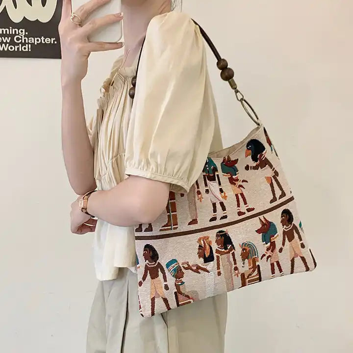 Summer Leisure Tote Bag Large Capacity One Shoulder Underarm Bag